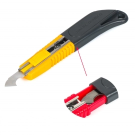 Multi-Use Plastic Cutter With Plastic Cutting Blade and Precision Knife Blade