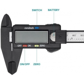 LCD Screen Digital Caliper | 6 Inch