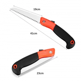 FOLDING SAW FOR TRIMMING, PRUNING, CAMPING. SHRUBS AND WOOD