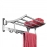 Stainless Steel Folding Towel Rack Cum Towel Bar 18 Inch