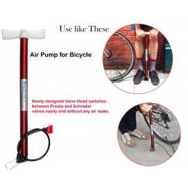 Multipurpose Air Pump | Use for Car, Bicycles, Scooters, Balls, Bikes