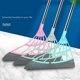Durable Eco Friendly Broom With Scraper