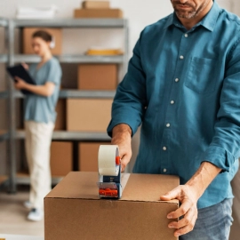 Shipping, Packaging, Storage, Moving, Export Box, Double Wall Cardboard Box