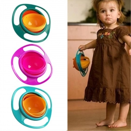 Rotating Baby Bowl Used For Serving Food To Kids And Toddlers