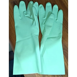 Multipurpose Cleaning Rubber Hand Gloves | Green | 1 PC