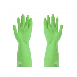 Multipurpose Cleaning Rubber Hand Gloves | Green | 1 PC