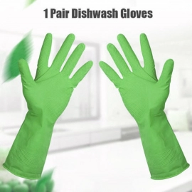 Multipurpose Cleaning Rubber Hand Gloves | Green | 1 PC