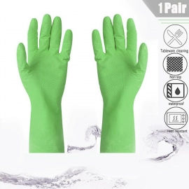 Multipurpose Cleaning Rubber Hand Gloves | Green | 1 PC