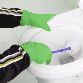 Multipurpose Cleaning Rubber Hand Gloves | Green | 1 PC