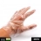 Plastic Transparent Disposable Clear Gloves (White) | 100Pc
