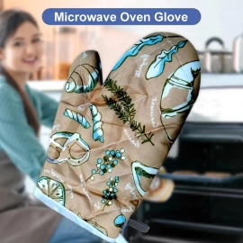 Heat Resistant Non Slip Oven Mitts Gloves | 1pc