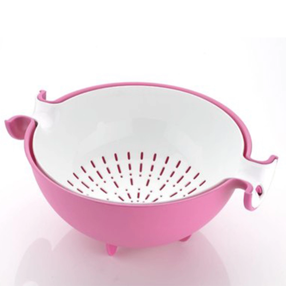 Multifunctional Washing Fruits and Vegetables Basket Strainer and Detachable Drain Basket Bowl
