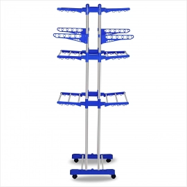 Stainless Steel Folding Double Supported 3 Layer Cloth Drying Stand