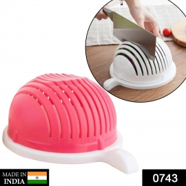 Plastic Wave Shape Easy Salad Maker Chopper Cutter