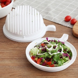 Plastic Wave Shape Easy Salad Maker Chopper Cutter