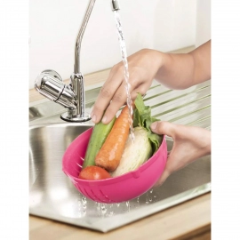 Plastic Wave Shape Easy Salad Maker Chopper Cutter