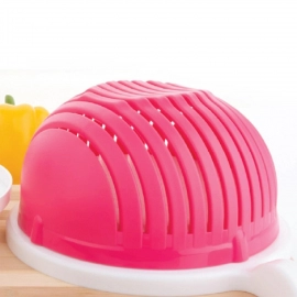 Plastic Wave Shape Easy Salad Maker Chopper Cutter