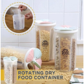 Kitchen Storage | Transparent Sealed Cans | Jars | Storage Box 4 Section | 200ml