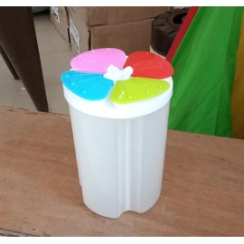 Kitchen Storage | Transparent Sealed Cans | Jars | Storage Box 4 Section | 200ml