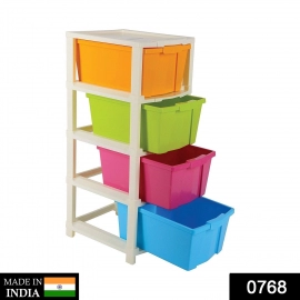 Multipurpose Modular Drawer Organizer Storage Box | 4 Layers