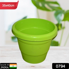 Durable Plastic Pot For Indoor And Outdoor Gardening For Home Decor And Indoor Gardening | 35x40Cm
