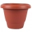 Garden Heavy Plastic Planter Pot / Gamla  (Brown, Pack of 1)