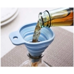Flexible Silicone Foldable Kitchen Funnel for Liquid | Powder Transfer Hopper Food | Small