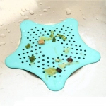 Silicone Star Shaped Sink Filter Bathroom Hair Catcher Drain Strainers For Basin