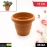 Home Garden Heavy Plastic Flower Planter Round  Pot/Gamla 13cm | Pack of 1
