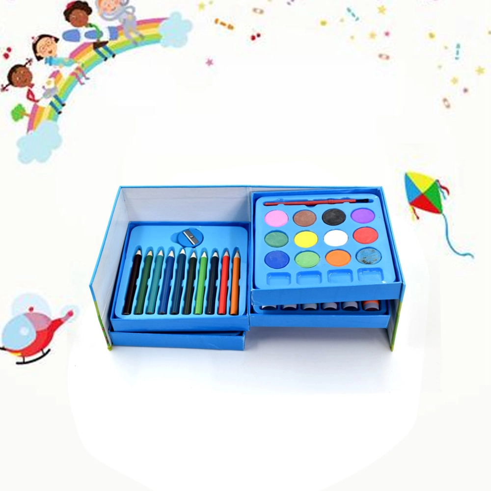 Color Pencil, Crayons, Water Color, Sketch Pen Art Set