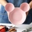 Unbreakable Plastic Mickey Shaped Kids Snack Serving Plate | Without Sticker