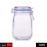 Reusable Airtight Seal Plastic Food Storage Mason Jar Zipper | 1000ml