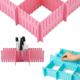 Adjustable Drawer Organizer and Kitchen Board Divider | Pack of 6Pcs