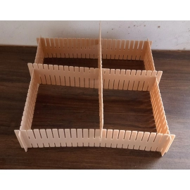 Adjustable Drawer Organizer and Kitchen Board Divider | Pack of 6Pcs