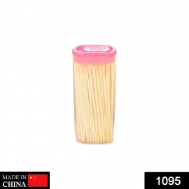 Bamboo Toothpicks with Dispenser Box