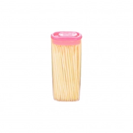 Bamboo Toothpicks with Dispenser Box