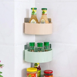 Plastic Multipurpose Kitchen Bathroom Shelf Wall Holder Storage Rack | Loose Pack