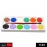 Painting Water Color Kit - 12 Shades and Paint Brush (13 Pcs)