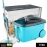 Heavy Duty Microfiber Spin Mop with Plastic Bucket (Multicolour)