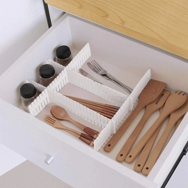 Adjustable Drawer Dividers Organiser Separator | 8 Pcs