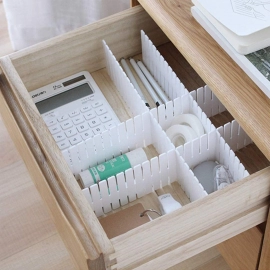 Adjustable Drawer Dividers Organiser Separator | 8 Pcs