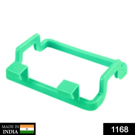 Kitchen Plastic Garbage Bag Rack Holder | Green Color