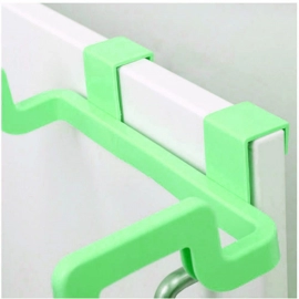 Kitchen Plastic Garbage Bag Rack Holder | Green Color
