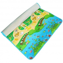Waterproof Single Side Baby Play Crawl Floor Mat For Kids Picnic School Home | Size 180 x 115