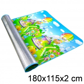 Waterproof Single Side Baby Play Crawl Floor Mat For Kids Picnic School Home | Size 180 x 115