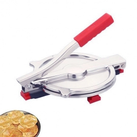 Manual Stainless Steel Puri Press Machine / Maker with Handle (6 inch)