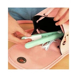 Mini Portable Electronic Hair Straightener and Curler