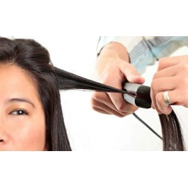 Mini Portable Electronic Hair Straightener and Curler