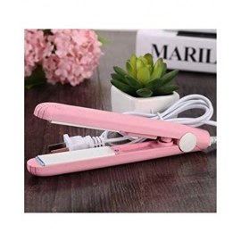 Mini Portable Electronic Hair Straightener and Curler