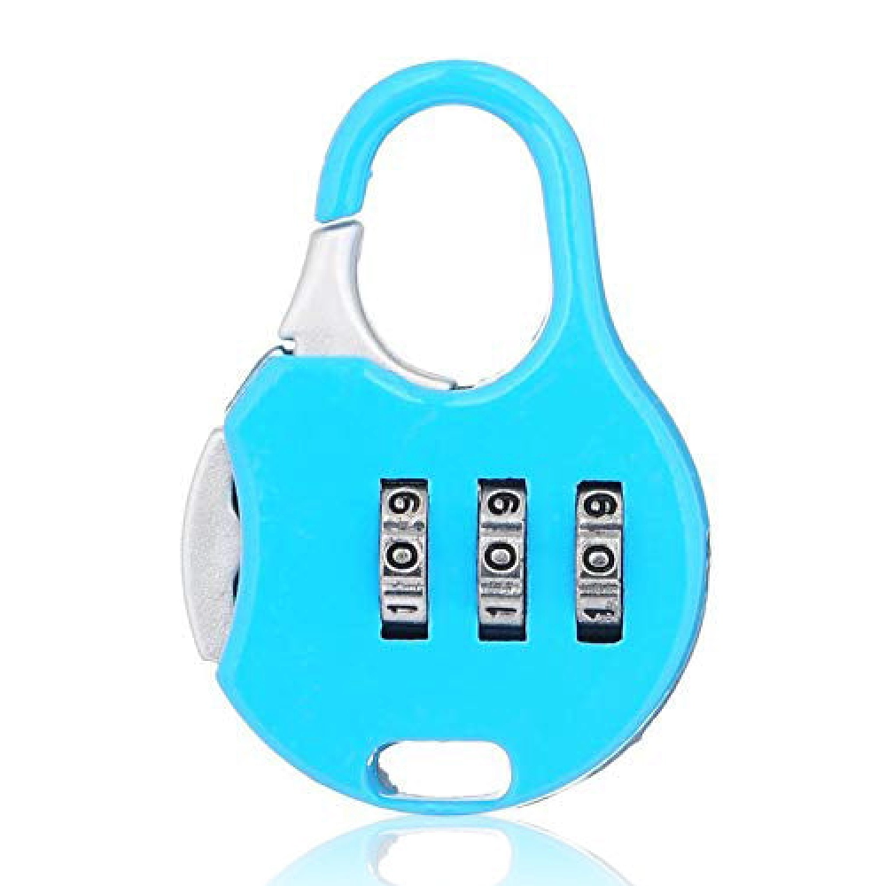 Stainless Steel Resettable Combination Padlock Round Shape